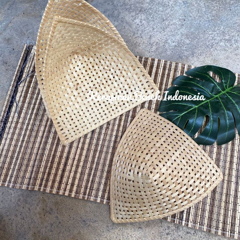 PINCUK BAMBU / pincuk polos / pincuk bambu / pincuk anyam / pincuk pecel / sudi / takir