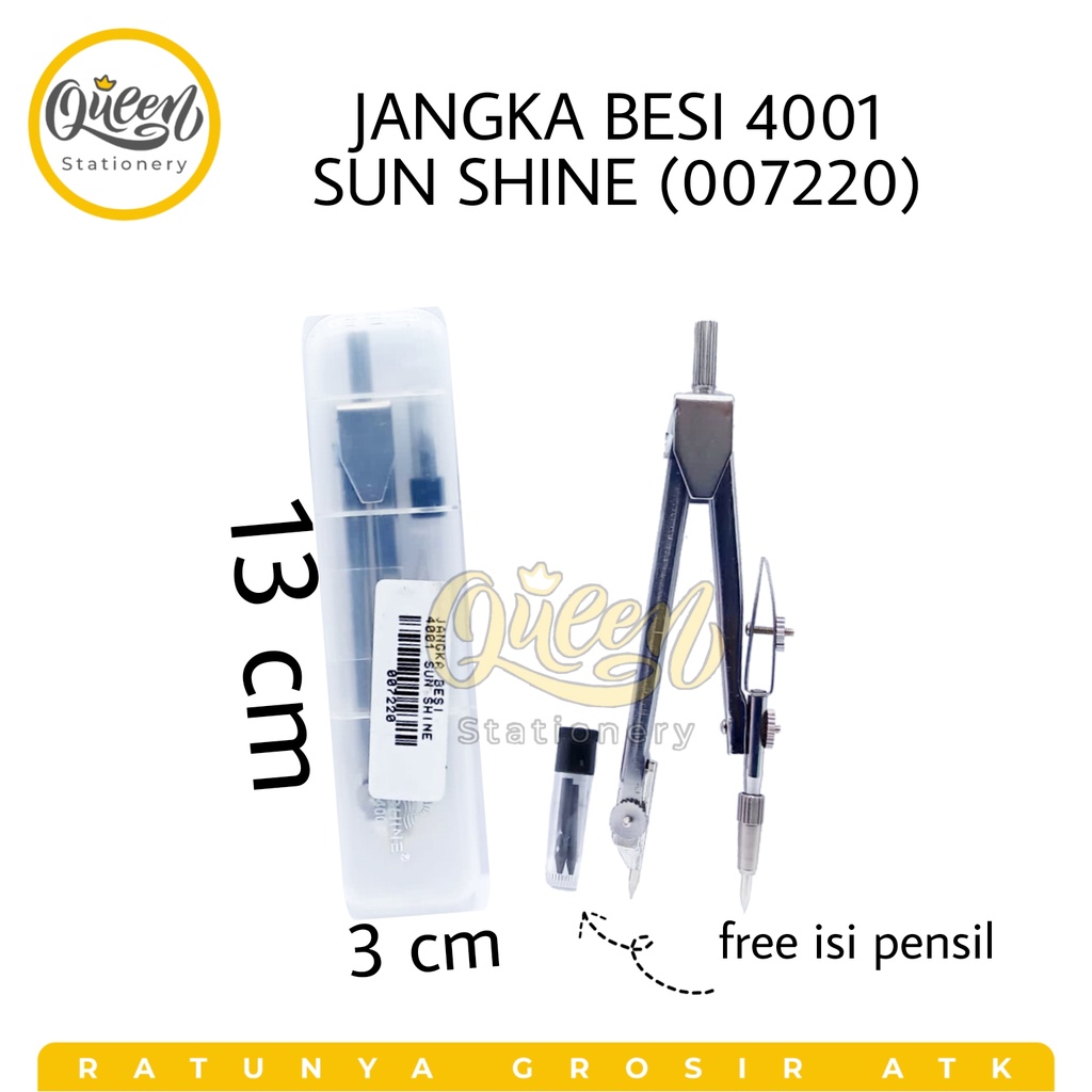 JANGKA BESI 4001 / JANGKA MURAH / JANGKA PENSIL ISI / JANGKA BESI