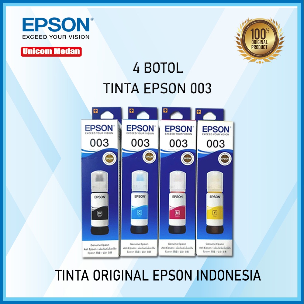 Tinta EPSON 003 (4 botol) for EPSON L3110-3150