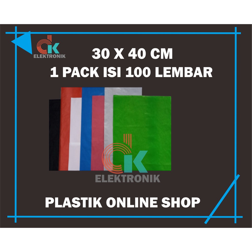 

(100 LEMBAR) PLASTIK KEMASAN ONLINE SHOP Plastik Online Shop 30X40 / Plastik Packing 30x40