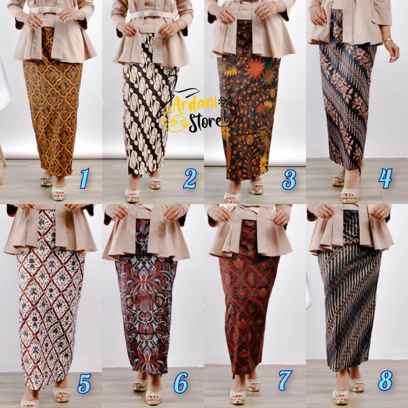 Rok Span Batik Terbaru M, L, XL, XXL, JUMBO