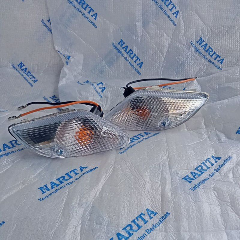 lampu sein sen reting force1 fiz Vega lama merek narita