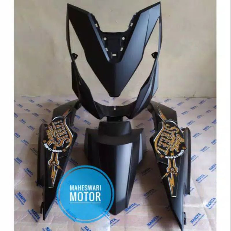 Paketan Full Set Body Halus Beat Street 2018 2019 Hitam Dof Original