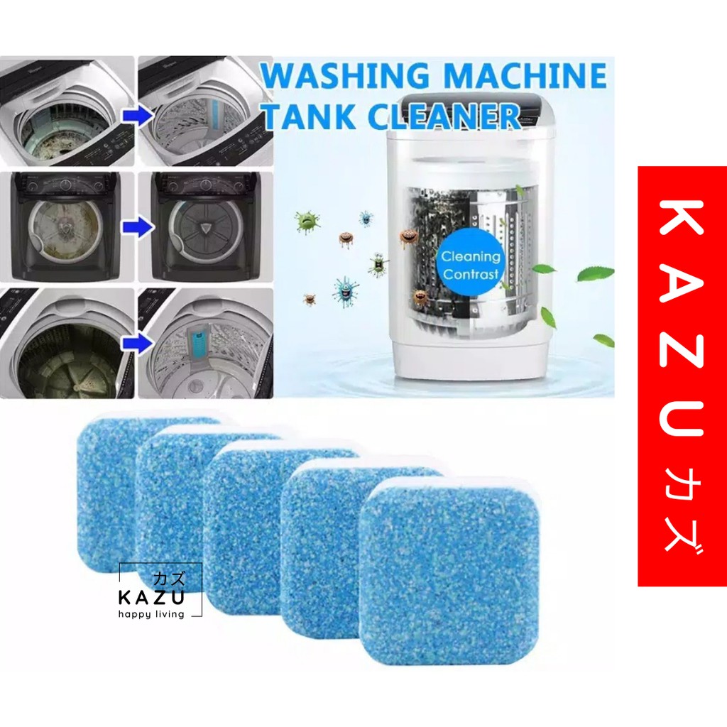 KAZU KHC102 Tablet Pembersih Mesin Cuci / Deep Cleaning Washing Machine /Pembersih Tabung Mesin Cuci