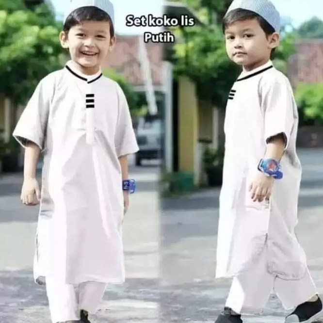 Baju Koko Anak Pakistan / Kurta Anak Pakistan 1-10 Tahun / Baju Muslim Anak