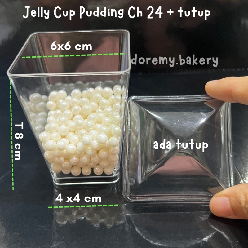 Jelly Cup Pudding /Gelas Puding Kode CH 24