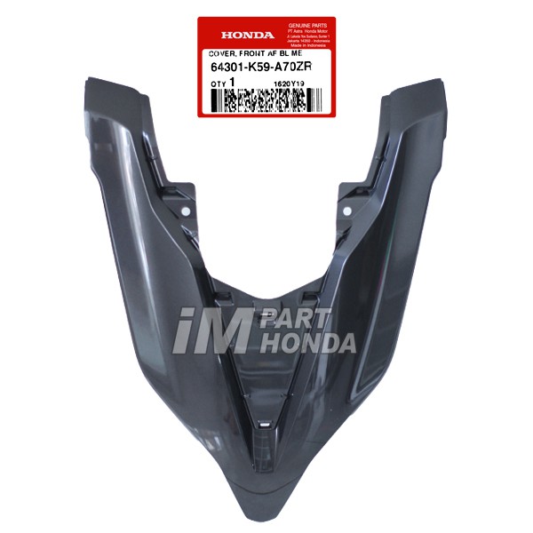 64301-K59-A70ZR Cover Front Panel Tameng Lampu Depan Vario 125 LED 2018 - 2019 Hitam Abu Abu