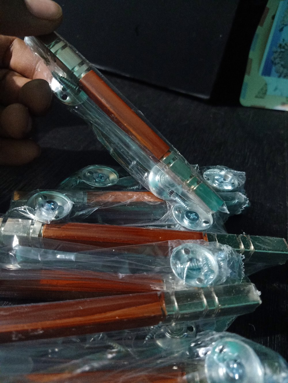 (bisa Cod)handle Tarikan Laci Almari Jendela 12 Cm Chrome Dan Cat Natural Kotak Minimalis