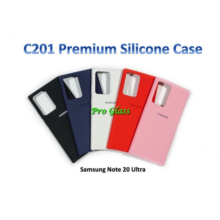 C201 Samsung Note 20 / Note 20 ULTRA  Original Samsung Silicon Leather Case Silicone