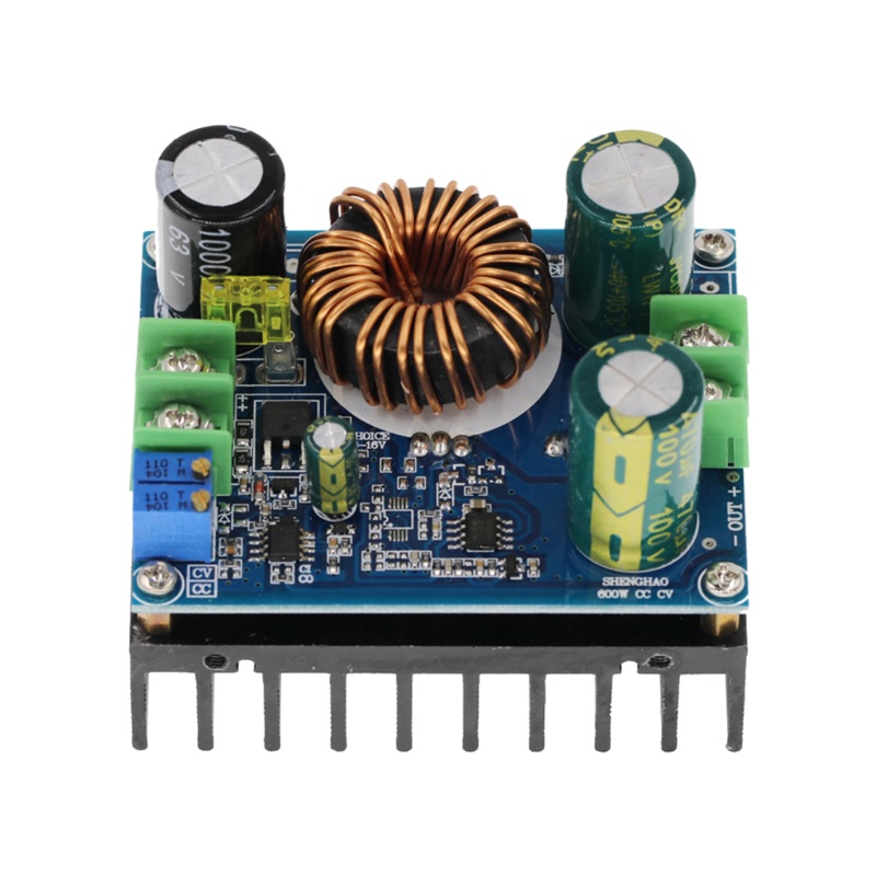 Btsg 600W Step UP Module Adjustable 12-80V DC-DC Boost Converter Dengan Display LED