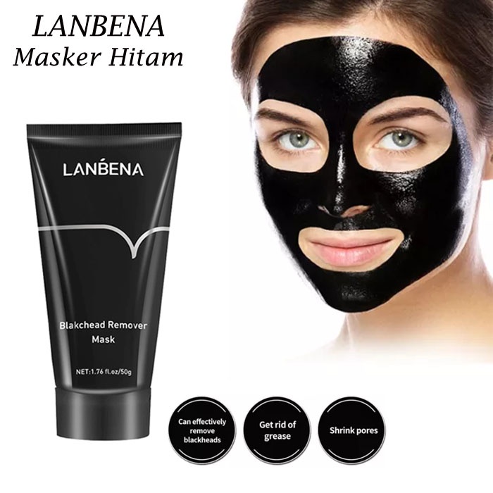 Hope Store - Bamboo Charcoal Blackhead Remover - Masker Hitam Pembersih Komedo