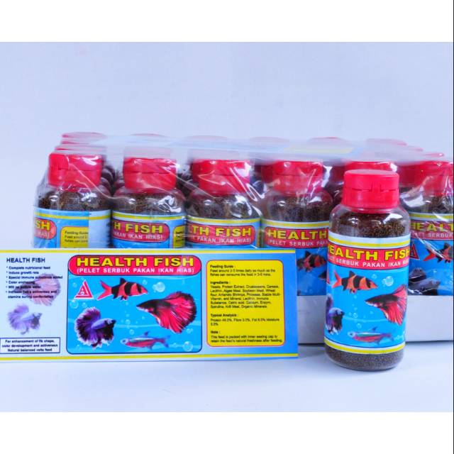 Pakan Ikan Makanan Ikan Pellet Ikan hias MINI PELLET HEALTH FISH 50gr