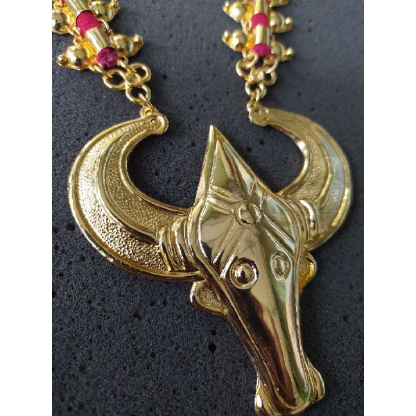 Kalung Kapala Kerbau Khas Batak/kalung etnik