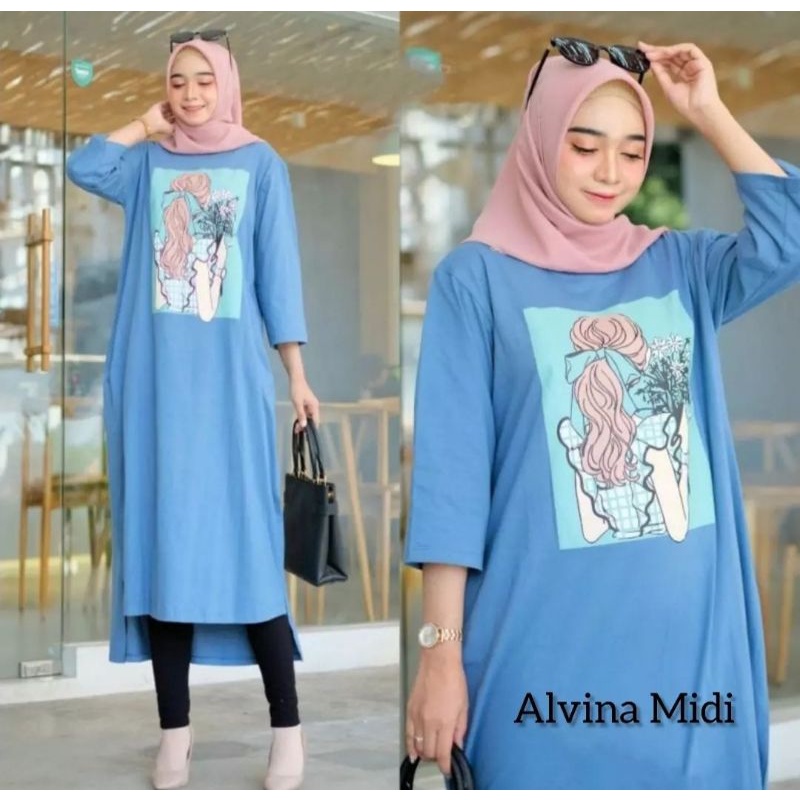 ALVINA MIDI DRESS//MIDIDRESSTERBARU//DRESSTERBARU2022//MUSLIMWANITA2022TERLARIS.