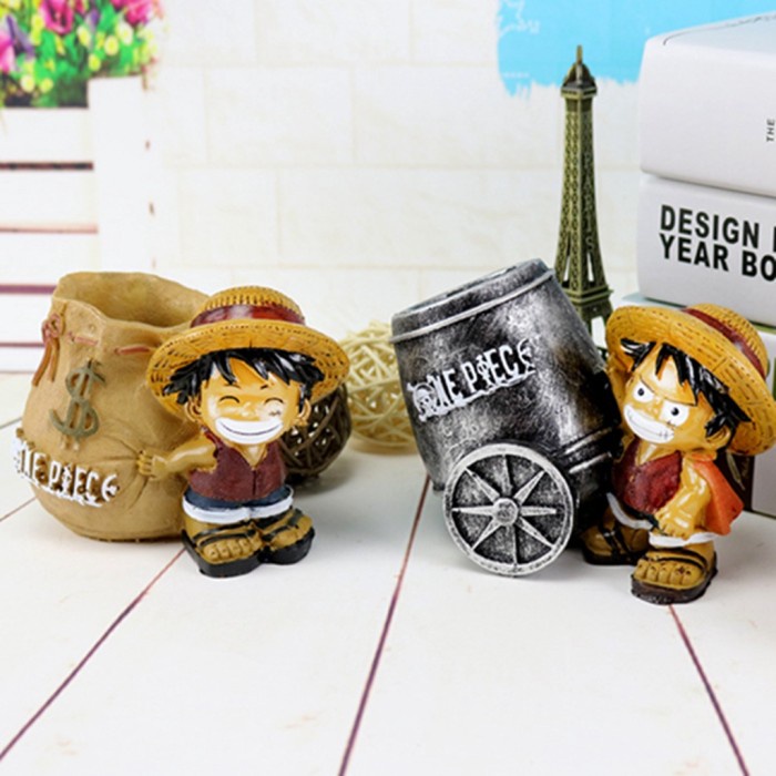 

Cmli Holder Pen Pensil Desain Anime One Piece Luffy Bahan Re