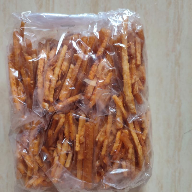 

KERIPIK TALAS PEDAS GURIH RENYAH KRISPI ISI 10 PCS