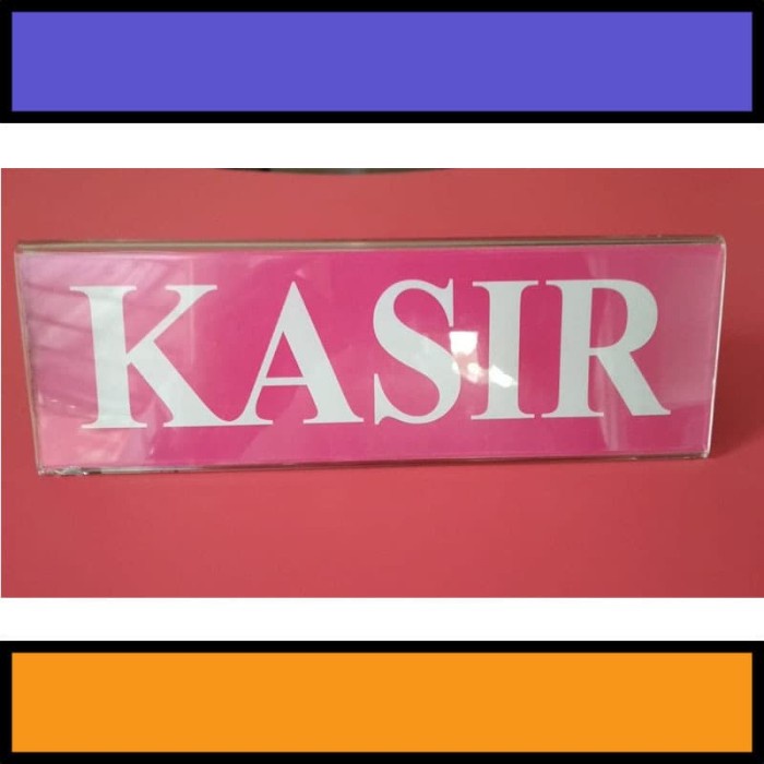 

Terlaris Display Nama Meja Kasir Akrilik Acrylic Murah
