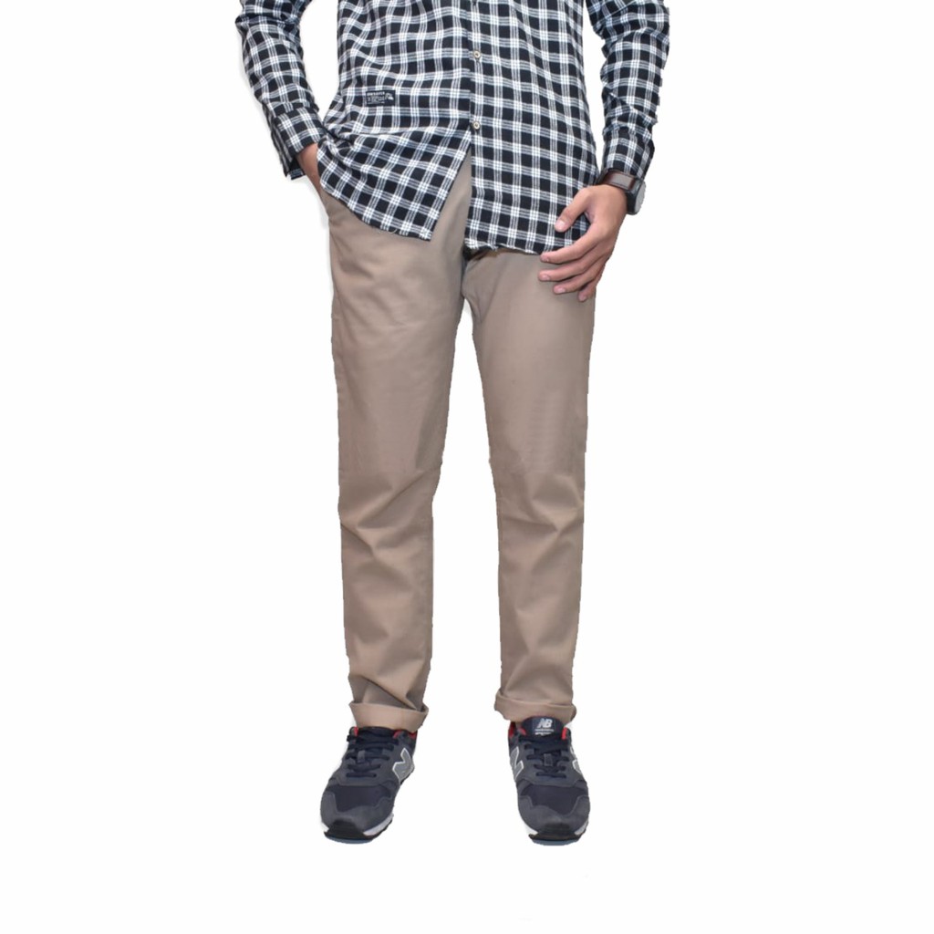  Celana  Chino  Panjang Barazha Regular Standar Non  Stretch  