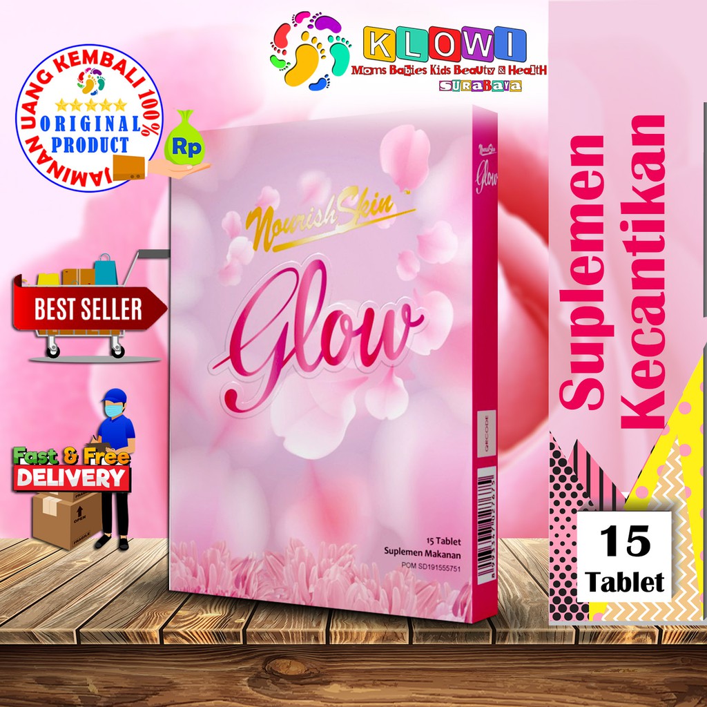 Nourish Skin Glow 15 Tablet 100% Original