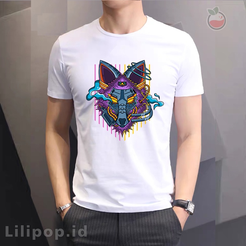 Lilipop Kaos Pria Surf Summer Time Baju Distro Basic Tshirt Kasual