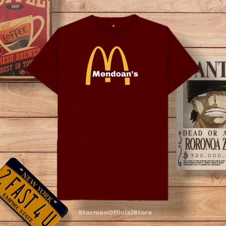 Kaos Distro Unisex MENDOAN'S Katun Combed 30s / sablon polyflex /polyflex premium / Pakaian Pria Wanita Atasan Cowok Cewek /kaos kekinian / kaos viral / tshirt tumbrl tee basic /SIZE M , L , XL , XXL / kaus oblong oversize kaos murah best seller ready