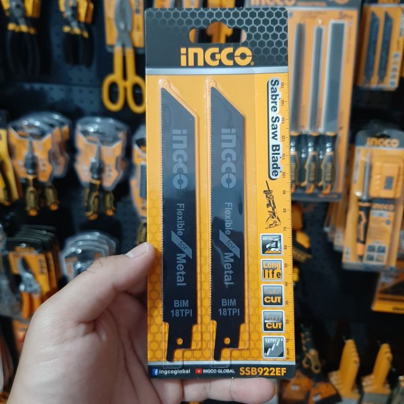 Mata gergaji potong besi reciprocating Saw Blade Ingco SSB922EF