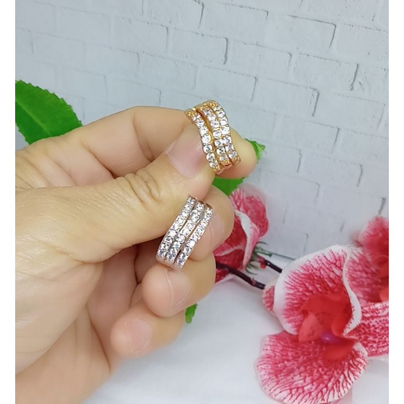 Cincin xuping lapis emas 18k a0019-0021