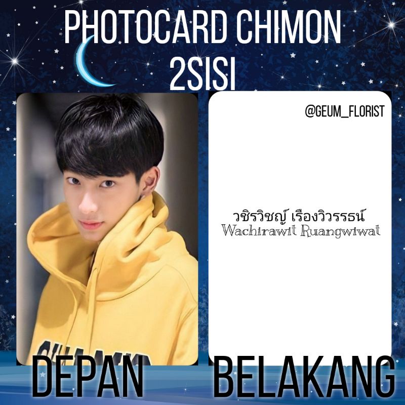 [READY STOCK] PHOTOCARD CHIMON 2SISI / PC THAILAND / AKTOR THAILAND