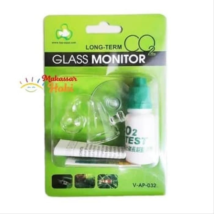 TOP AQUA CO2 Glass Monitor Indicator Indikator CO2 1 Set dengan Liquid