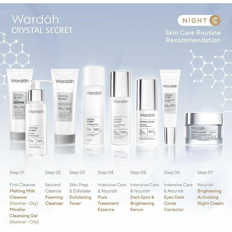 WARDAH CRYSTAL SECRET DARK SPOT BRIGHTENING SERUM 20ML