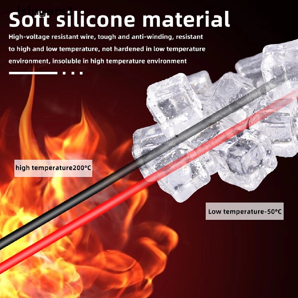 (lsingers1) Pen Probe Multimeter Presisi Tinggi Bahan Silikon