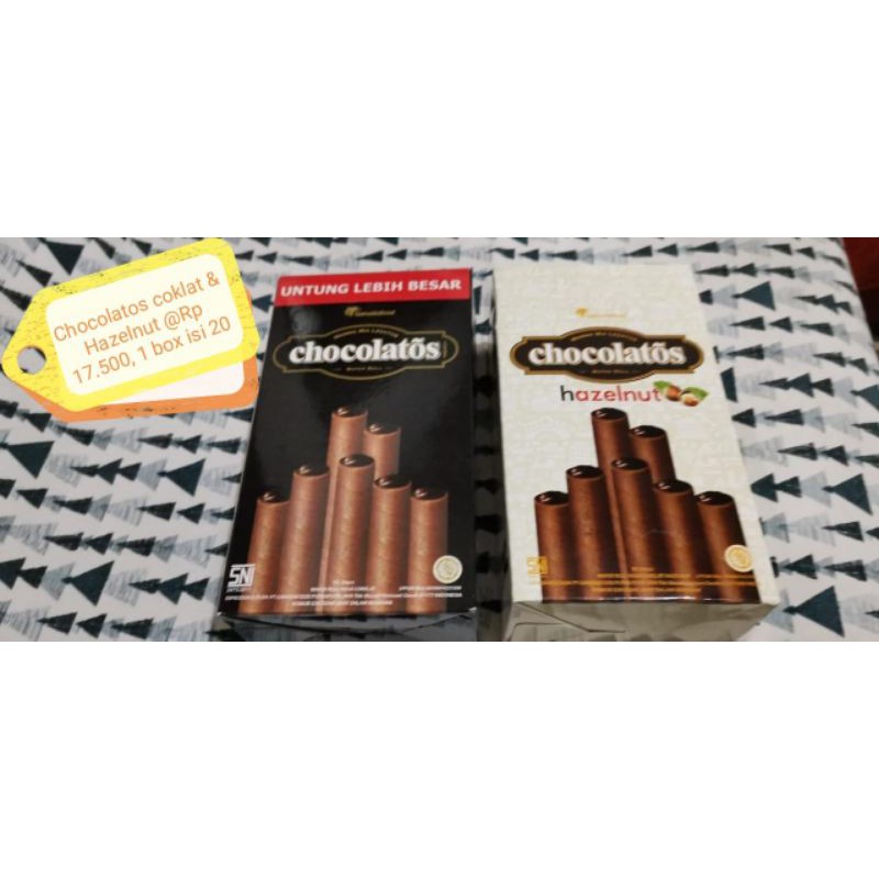 

chocolatos Dark Coklat, Ori dan Hazelnut