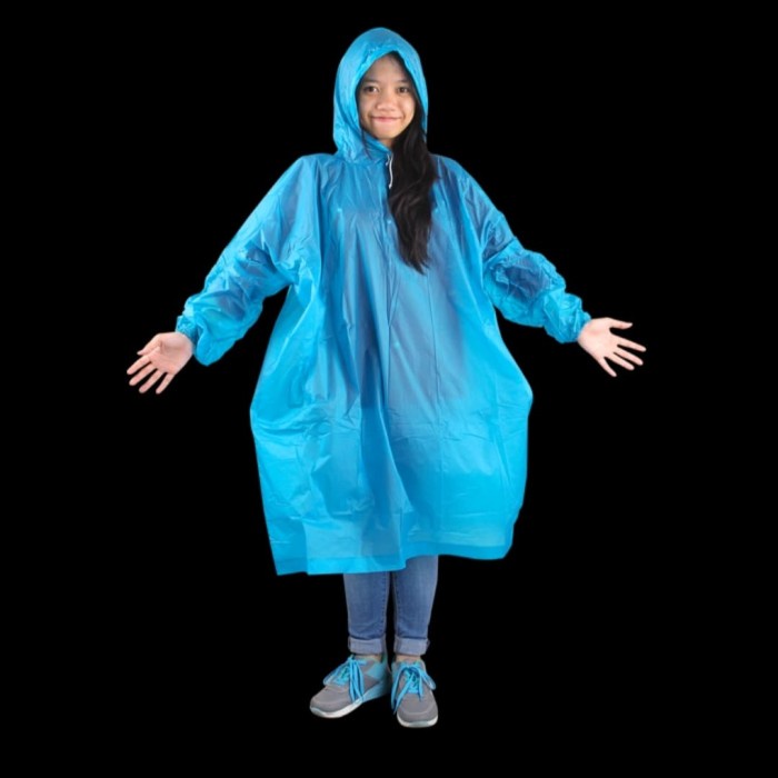 JAS HUJAN TEBAL BISA DI PAKAI Berulang / DISPOSABLE RAIN COAT TERMURAH