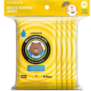 LINE Friends Brown &amp; Friends Vintage Edition Multi Purpose Wipes