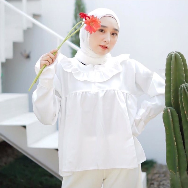 BEFAST - ZEC OOTD Wanita Blus ATICA / Anggi Blouse / Blouse Wanita / Blouse Wanita Hijab