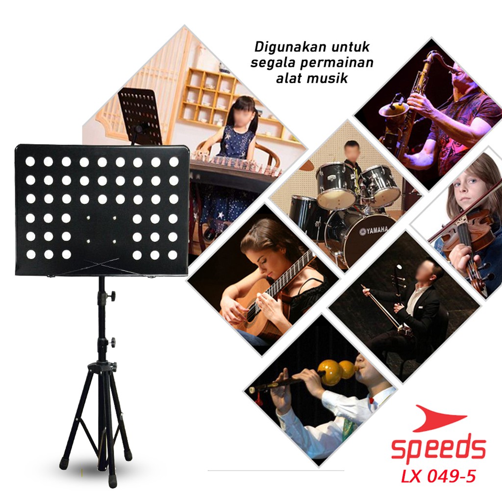 Jual Speeds Alat Musik Stand Ori Untuk Partitur Sheet Stand Book Stand Partitur Kecil Untuk