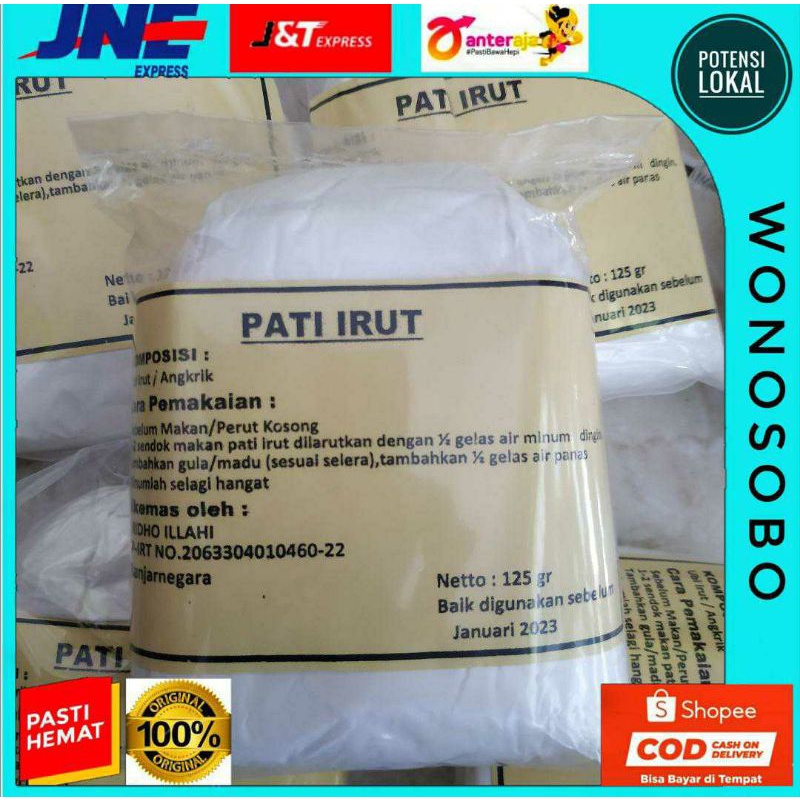 

PATI IRUT MURNI | 100gr | pati angkrik | pati garut | obat magh alami