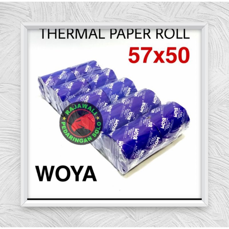 

THERMAL PAPER 57X50 WOYA KERTAS THERMAL