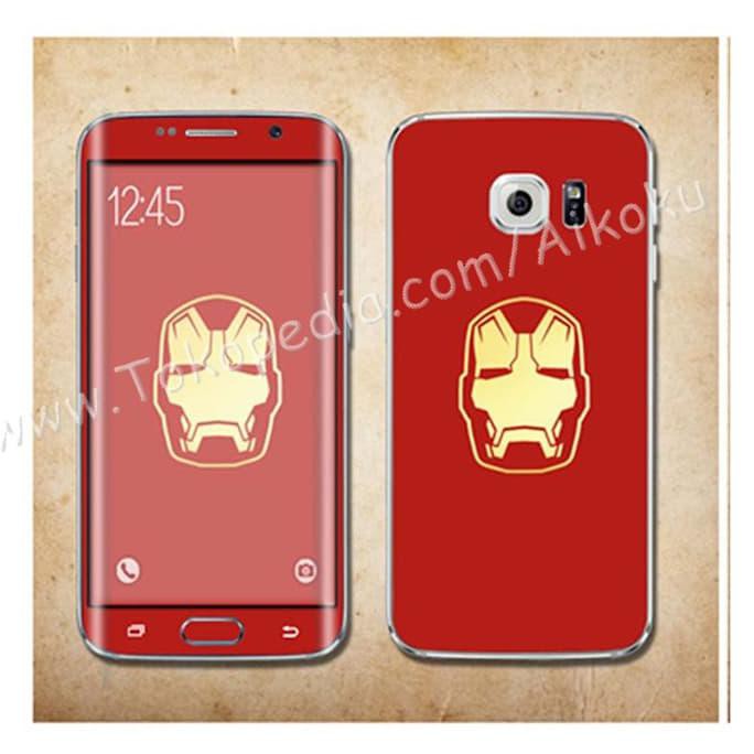 Mantap Samsung S7 Edge Batman Body Skin Protector Anti Scratch Back Front