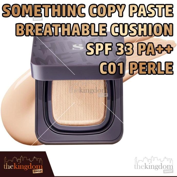 Somethinc Copy Paste Breathable Cushion SPF 33 PA++ Bedak Waterproof