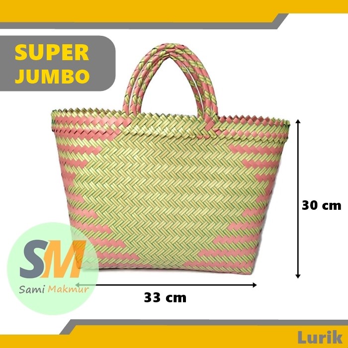 Tas Anyam Plastik READY STOCK Tas Berkat Hajatan Selamatan Hampers Souvenir Tas Anyaman Plastik  Tahlilan Belanja Pasar