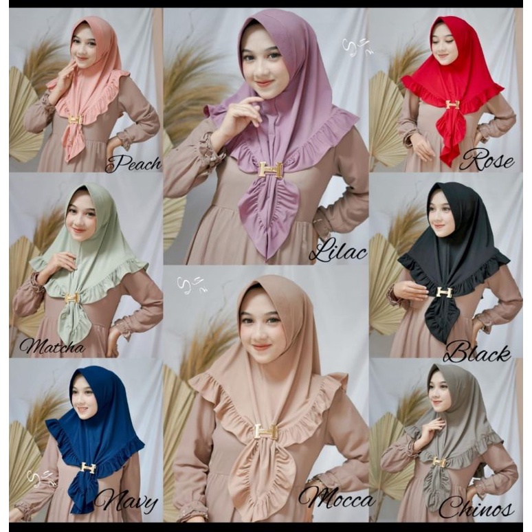 hijab Jersey H / hijab instan ring / hijab ring terbaru / hijab instan ring terbaru / hijab Jersey / hijab simpel