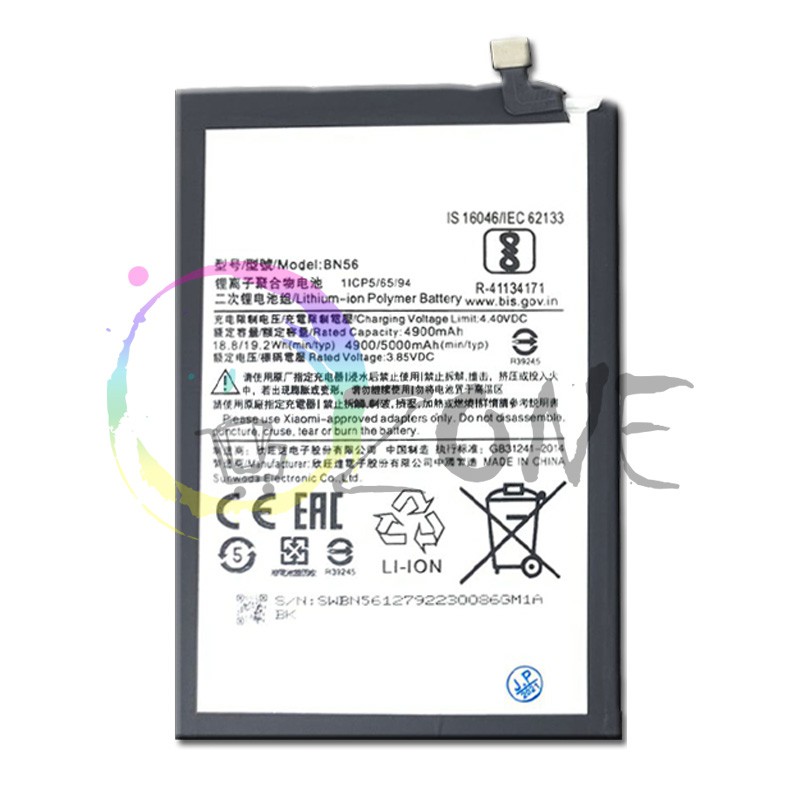 BATERAI BATRE XIAOMI REDMI 9A - REDMI 9C BN56 BATTERY
