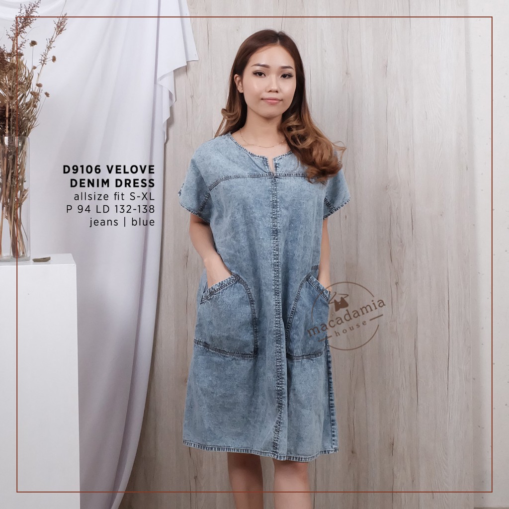 VELOVE DENIM DRESS