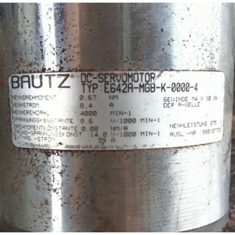 Pasific Scientific Bautz E642A - MGB - K - 000 - 4 Dc Servo