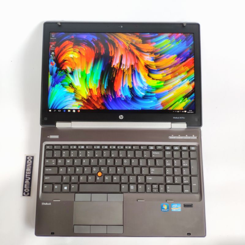 Laptop dewanya editing Workstation Hp elitebook 8570w  - core i7 8core - ram 16gb - ssd 256gb  Vga Nvidia Quadro