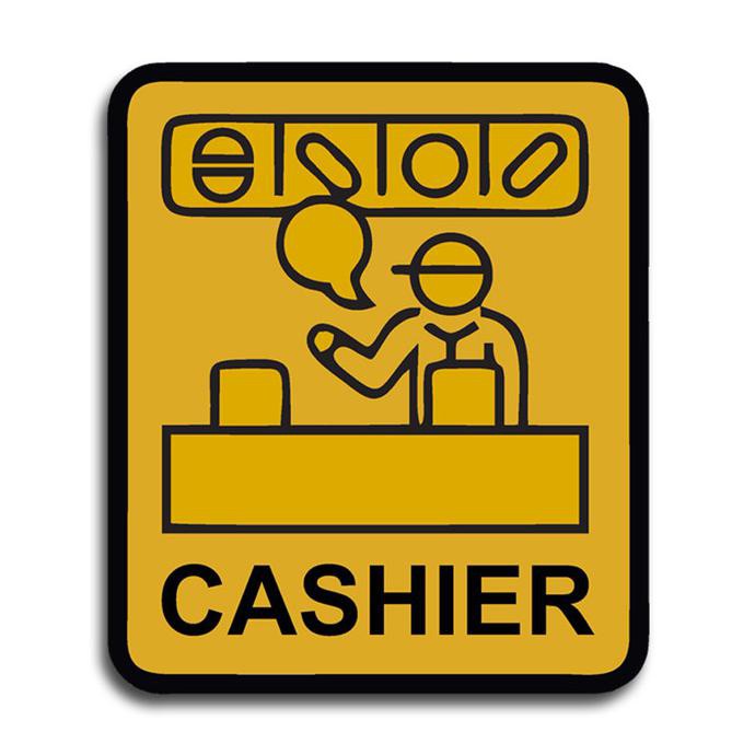 

Silahkan Order] Papan Tanda Kasir Cashier Sign System - Kuning