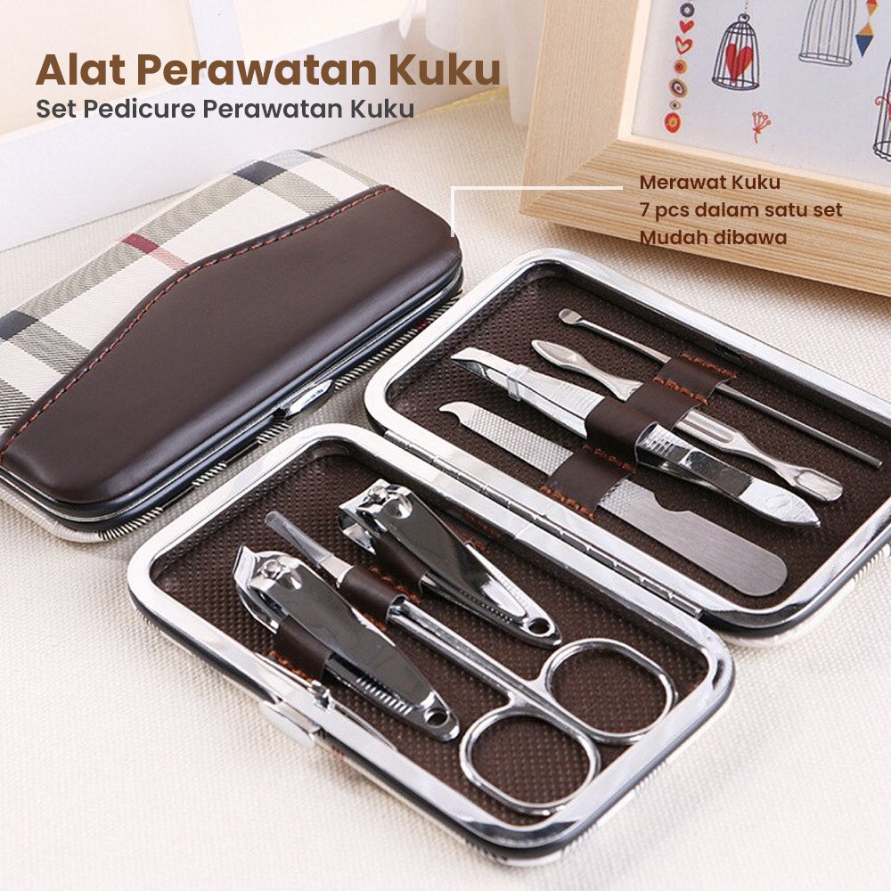 Alat Perawatan Kuku Set / Gunting Kuku Set / Alat Potong Kuku Set