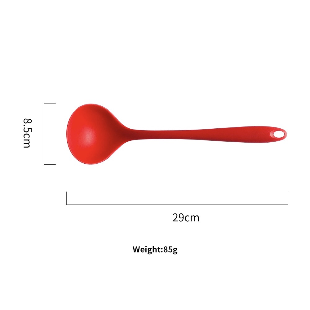 KAISSO - CENTONG KUAH SILIKON/ SILICONE LADLE / SUTIL SILICONE / SENDOK SAYUR SILICON / CENTONG SILIKON SENDOK KUAH SOP SAYUR /  CENTONG MASA SILICONE LADLE SOUP BPA FREE