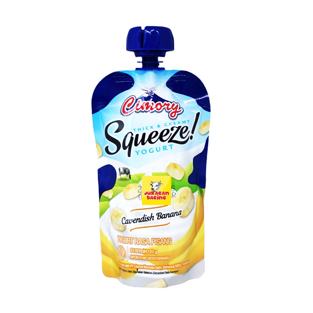 Cimory Squeeze Yogurt Cavendish Banana 120gr